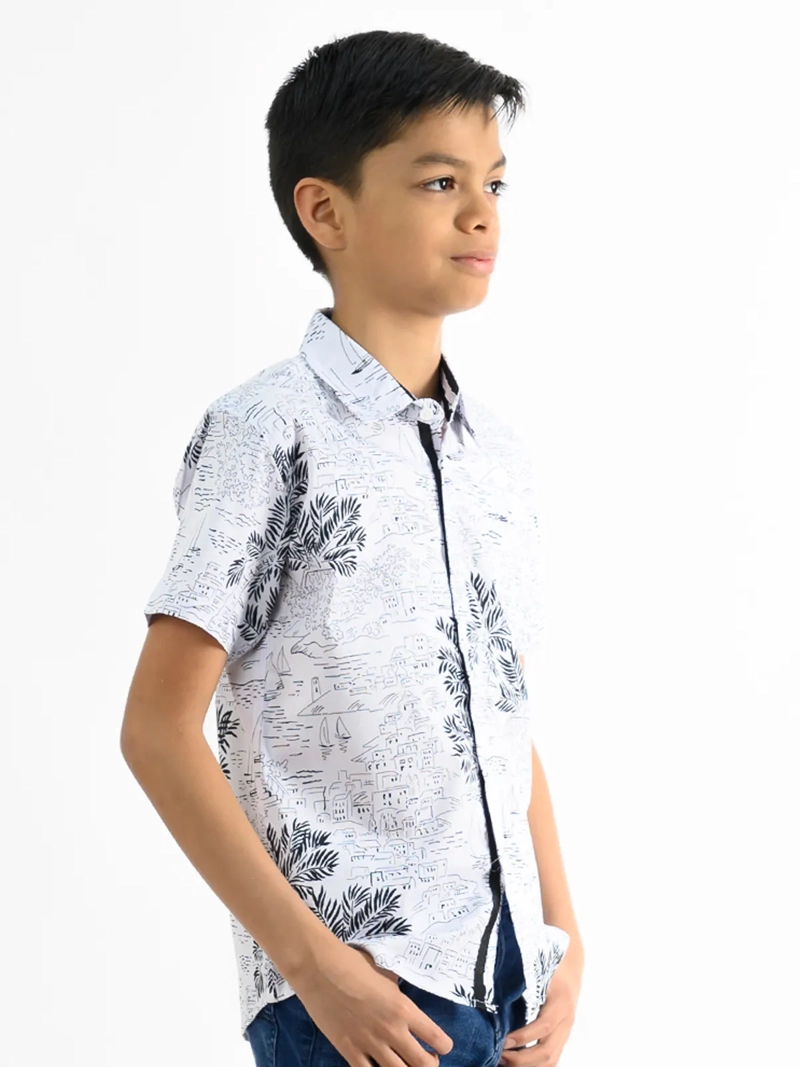CAMISA MANGA CORTA NIÑO WOALLANCE NEW 80-DG10069 I - 3