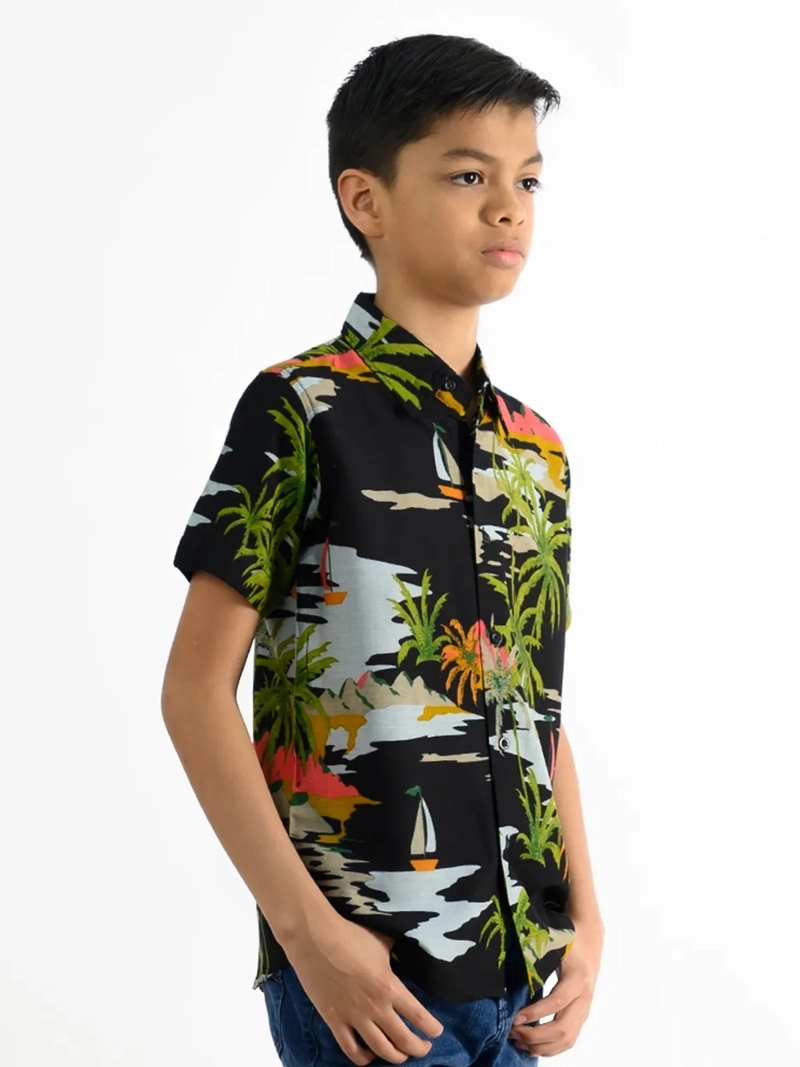 CAMISA MANGA CORTA NIÑO WOALLANCE NEW 80-DG10069 I - 3