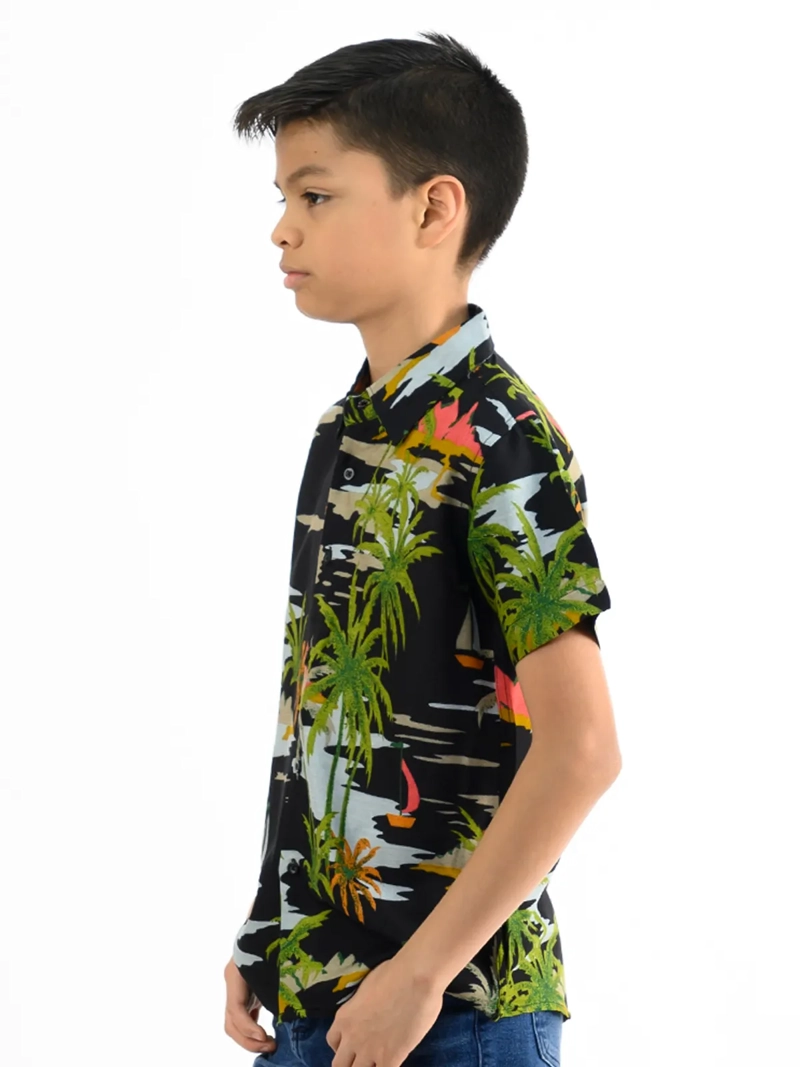 CAMISA MANGA CORTA NIÑO WOALLANCE NEW 80-DG10069 I - 4