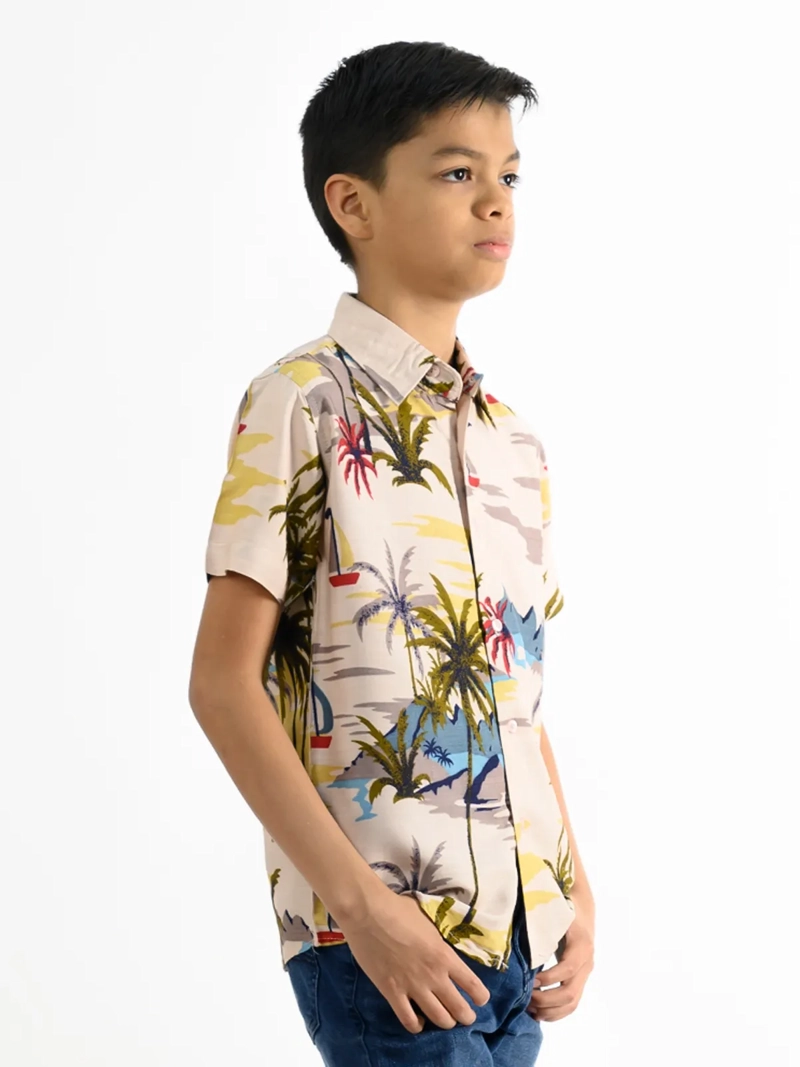 CAMISA MANGA CORTA NIÑO WOALLANCE NEW 80-DG3176 I2 - 3