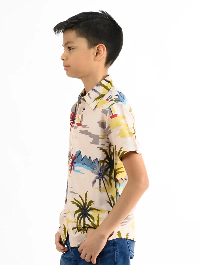 CAMISA MANGA CORTA NIÑO WOALLANCE NEW 80-DG3176 I2 - 4