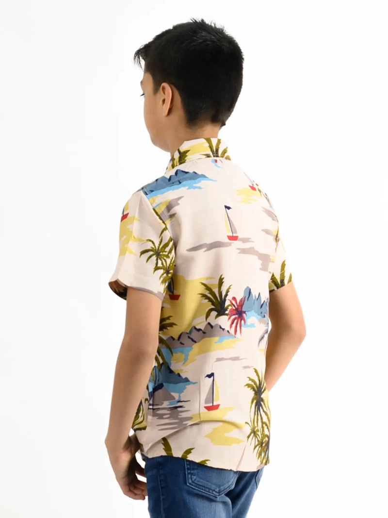 CAMISA MANGA CORTA NIÑO WOALLANCE NEW 80-DG3176 I2 - 5