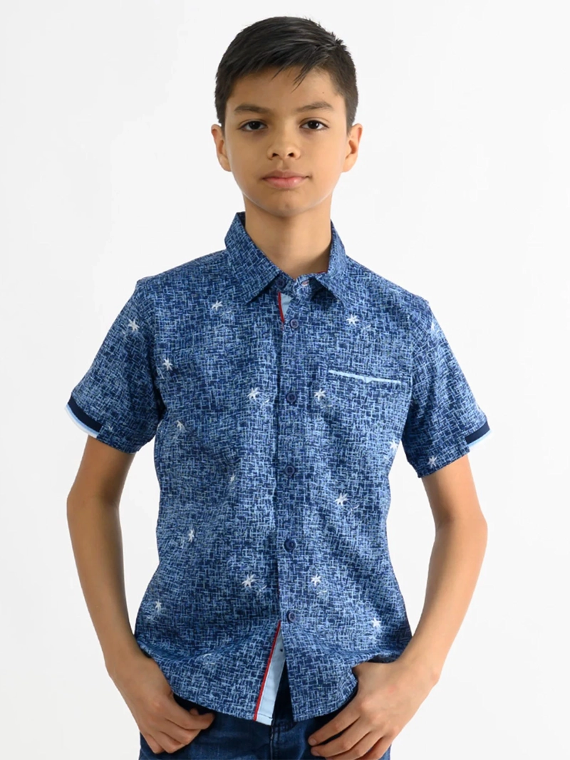 CAMISA MANGA CORTA NIÑO WOALLANCE NEW 80-DG3176 I2 - 1