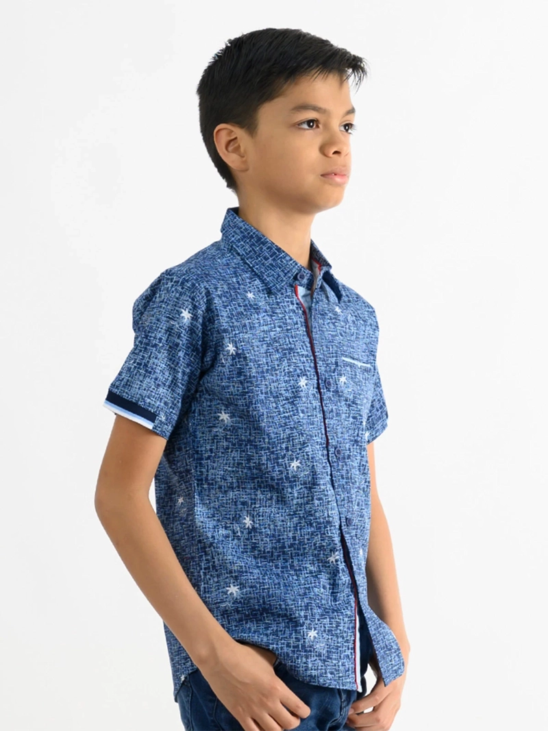CAMISA MANGA CORTA NIÑO WOALLANCE NEW 80-DG3176 I2 - 2