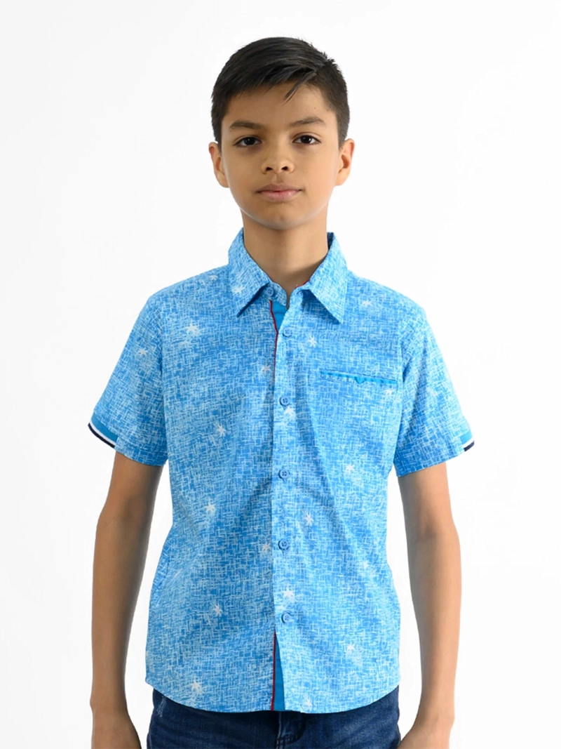 CAMISA MANGA CORTA NIÑO WOALLANCE NEW 80-DG3176 I2 - 1