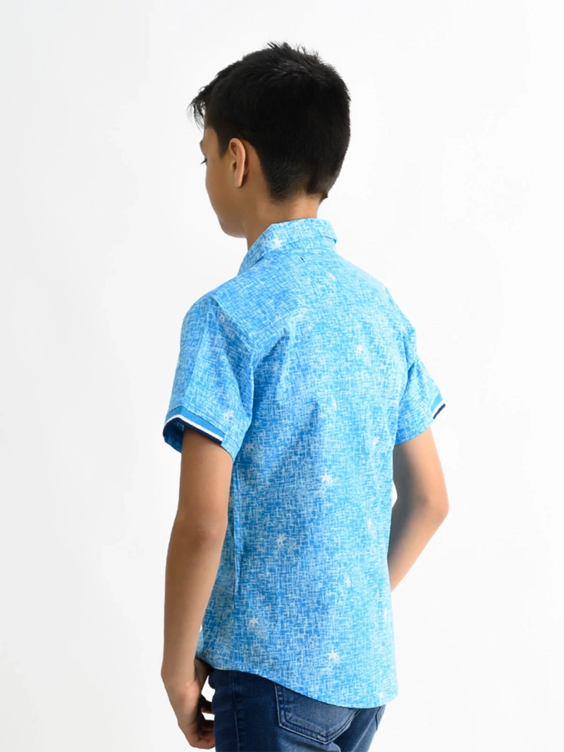CAMISA MANGA CORTA NIÑO WOALLANCE NEW 80-DG3176 I2 - 4