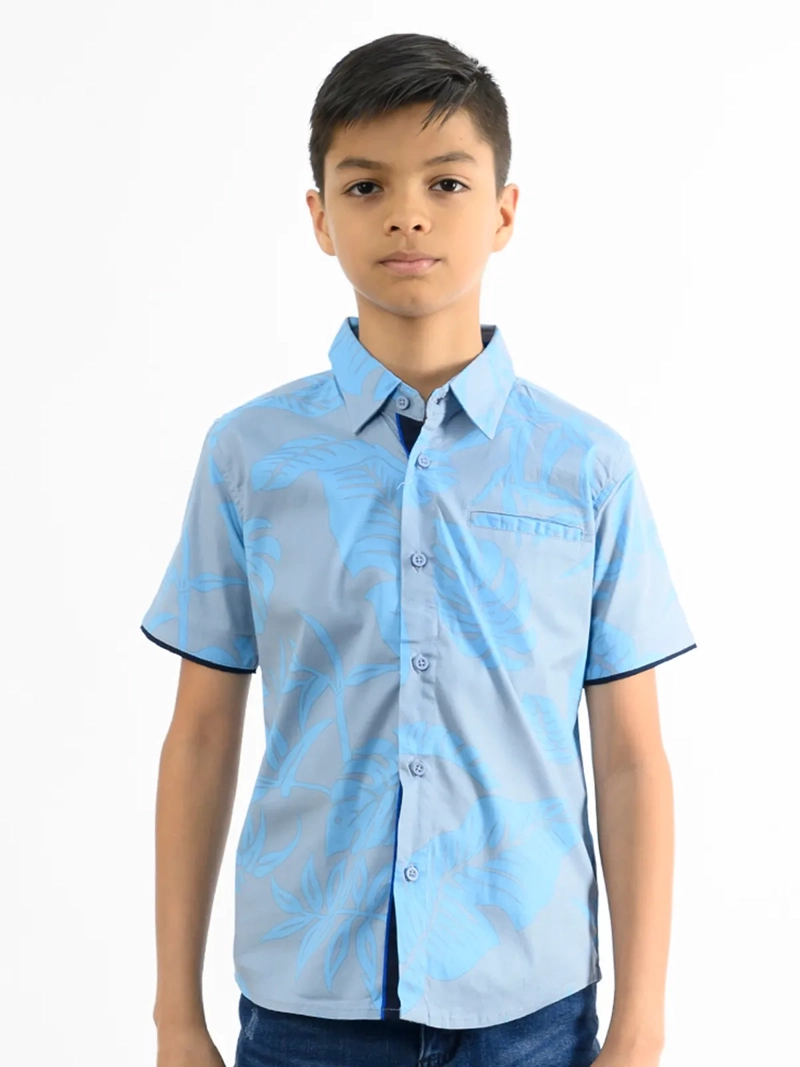 CAMISA MANGA CORTA NIÑO WOALLANCE NEW 80-DG3197 I2 - 1