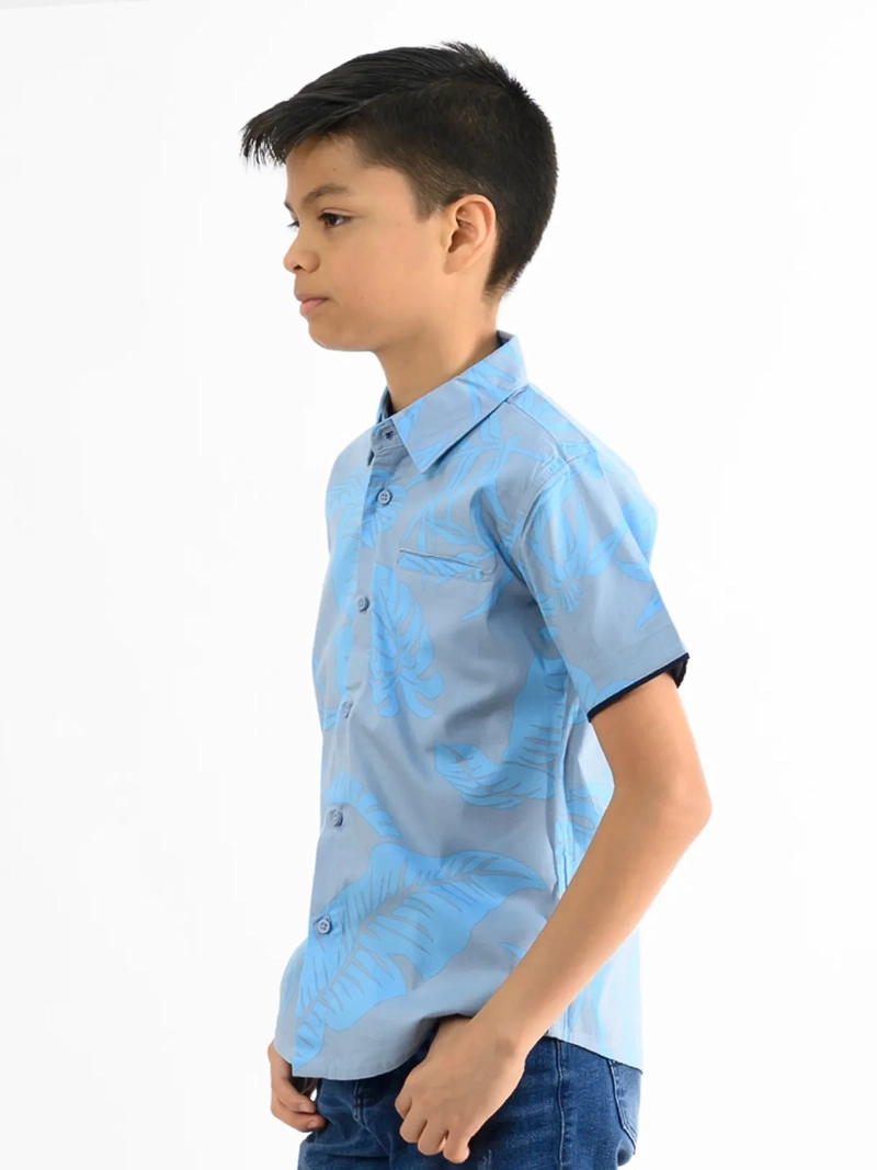 CAMISA MANGA CORTA NIÑO WOALLANCE NEW 80-DG3197 I2 - 2