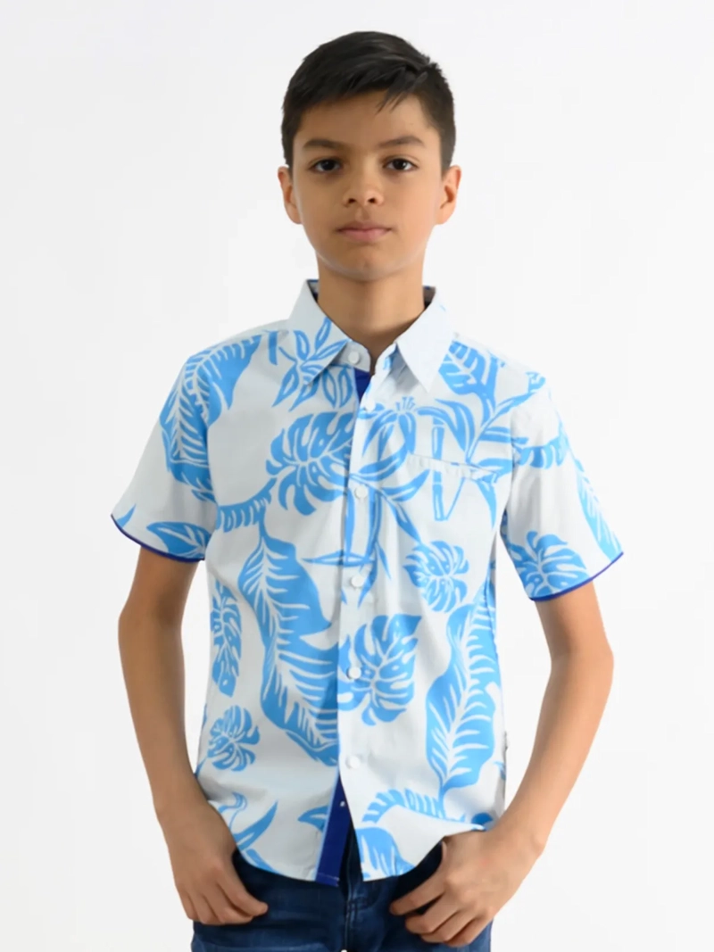 CAMISA MANGA CORTA NIÑO WOALLANCE NEW 80-DG3197 I2 - 1