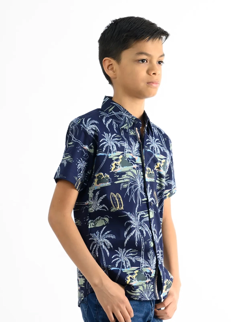 CAMISA MANGA CORTA NIÑO WOALLANCE NEW 80-DG2881 I2 - 2
