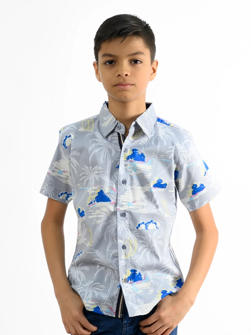 CAMISA MANGA CORTA NIÑO WOALLANCE NEW 80-DG2881 I2 - 1