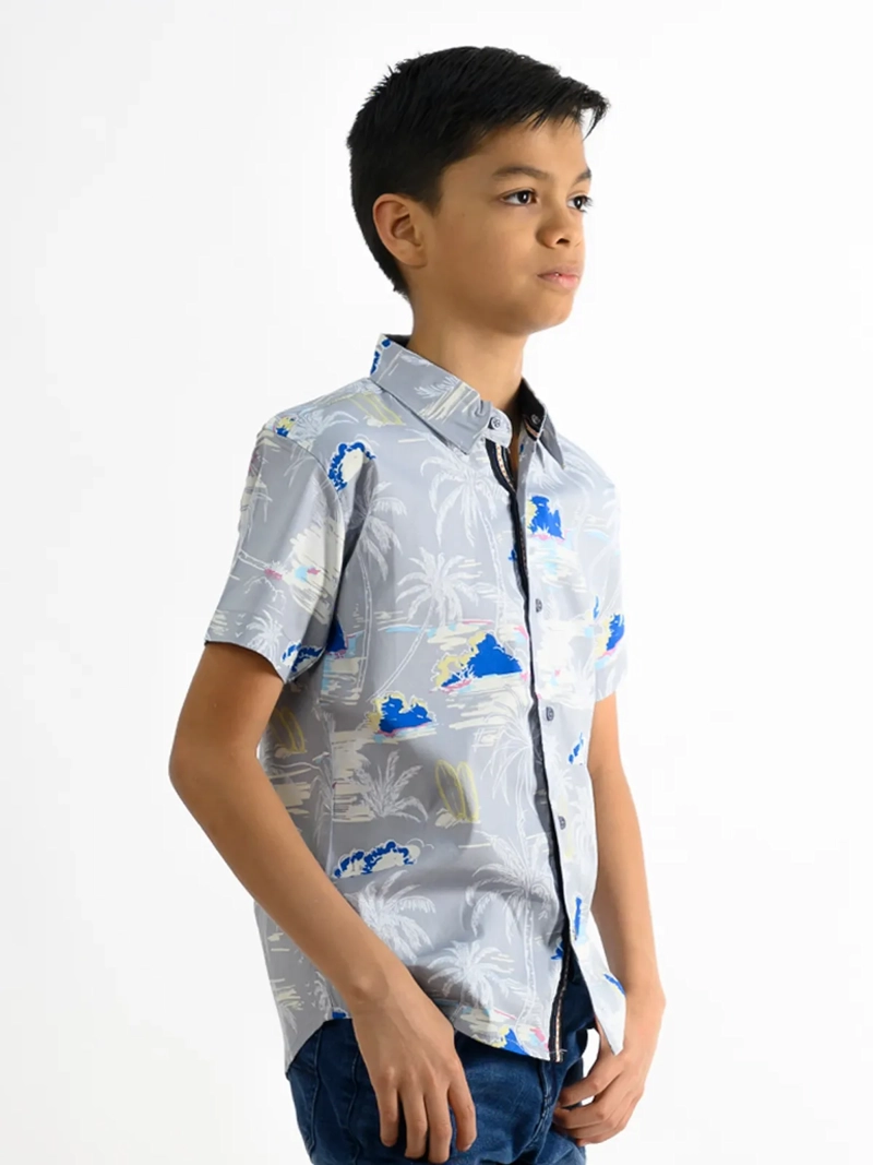 CAMISA MANGA CORTA NIÑO WOALLANCE NEW 80-DG2881 I2 - 2