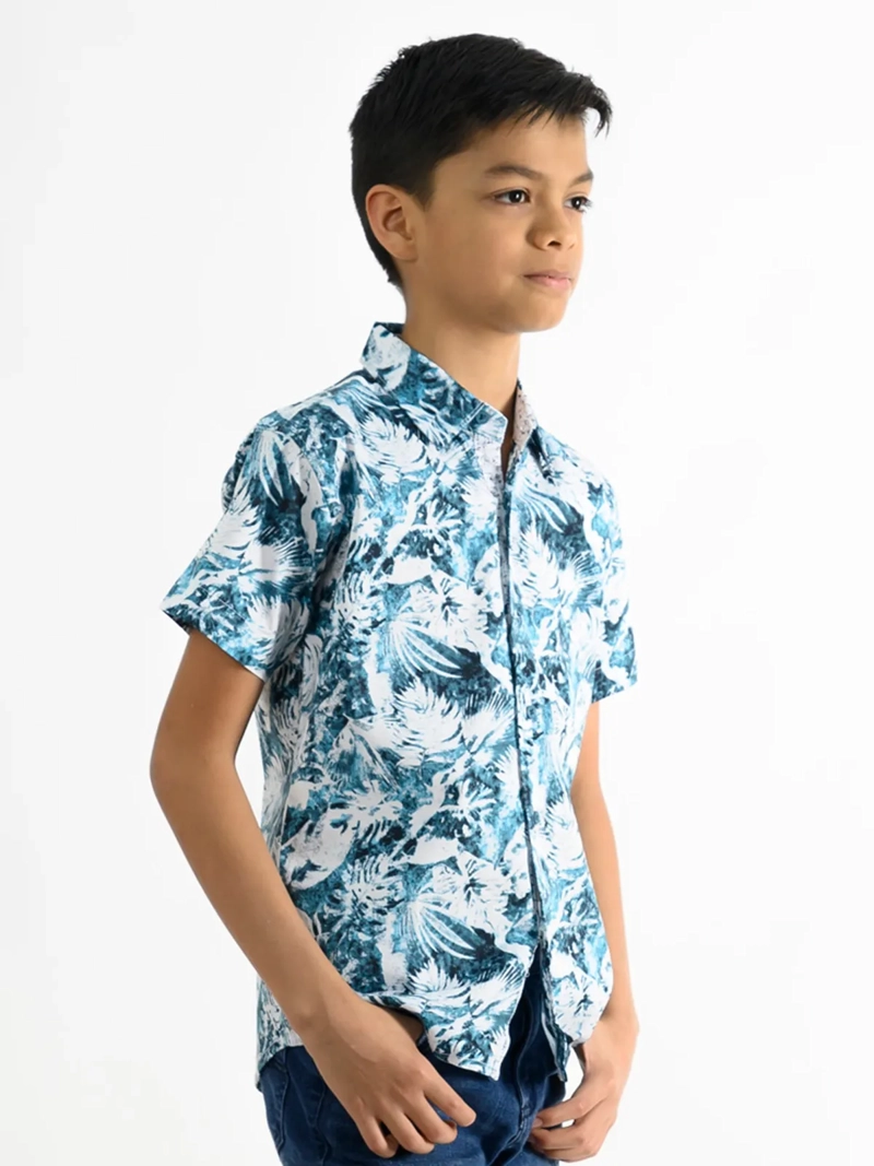 CAMISA MANGA CORTA NIÑO WOALLANCE NEW 80-DG3313 I2 - 3