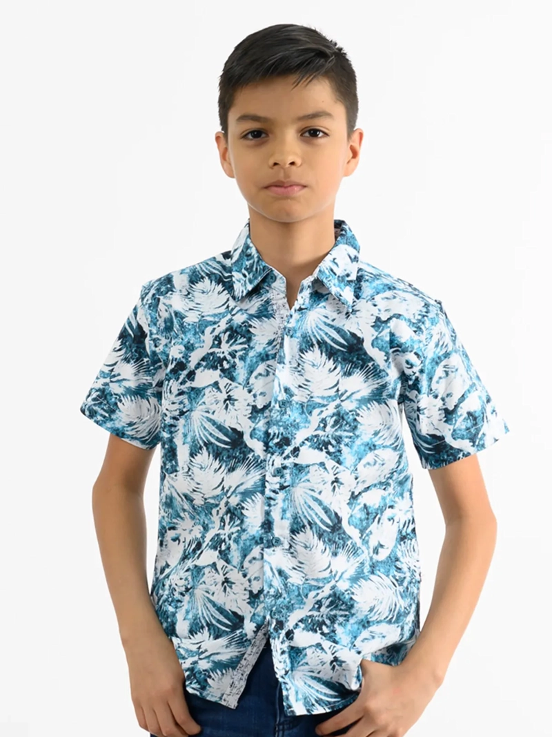 CAMISA MANGA CORTA NIÑO WOALLANCE NEW 80-DG3313 I2 - 1