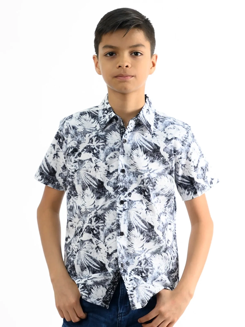 CAMISA MANGA CORTA NIÑO WOALLANCE NEW 80-DG3313 I2 - 1