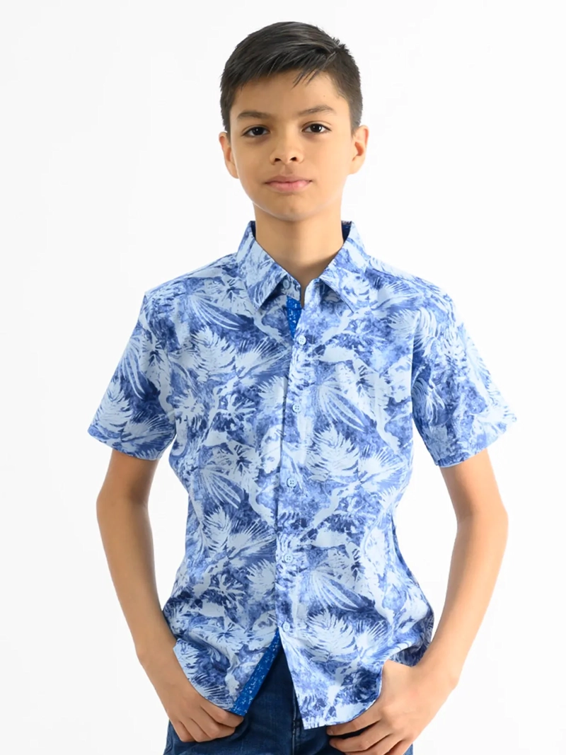 CAMISA MANGA CORTA NIÑO WOALLANCE NEW 80-DG3313 I2 - 1