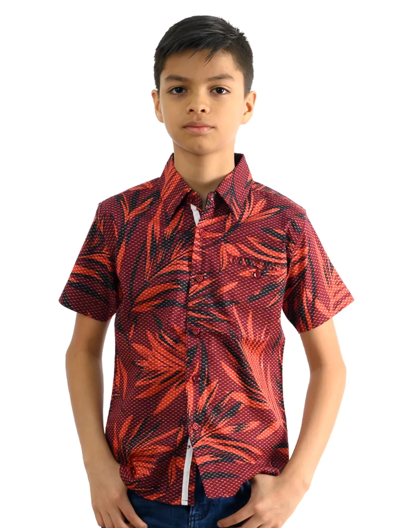 CAMISA MANGA CORTA NIÑO WOALLANCE NEW 80-DG2889 I2 - 1