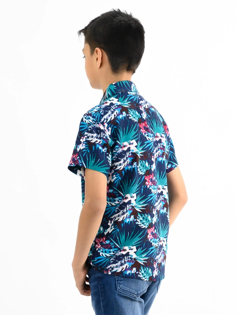 CAMISA MANGA CORTA NIÑO WOALLANCE NEW 80-DG10009 I - 4