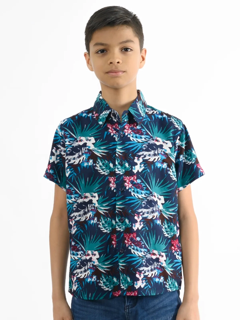CAMISA MANGA CORTA NIÑO WOALLANCE NEW 80-DG10009 I - 2