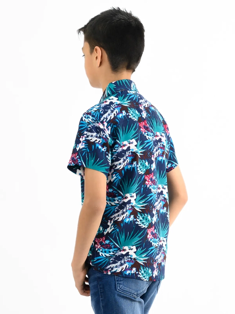 CAMISA MANGA CORTA NIÑO WOALLANCE NEW 80-DG10009 I - 4