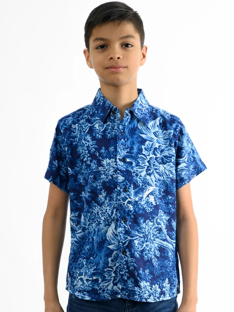 CAMISA MANGA CORTA NIÑO WOALLANCE NEW 80-DG10005 I - 2