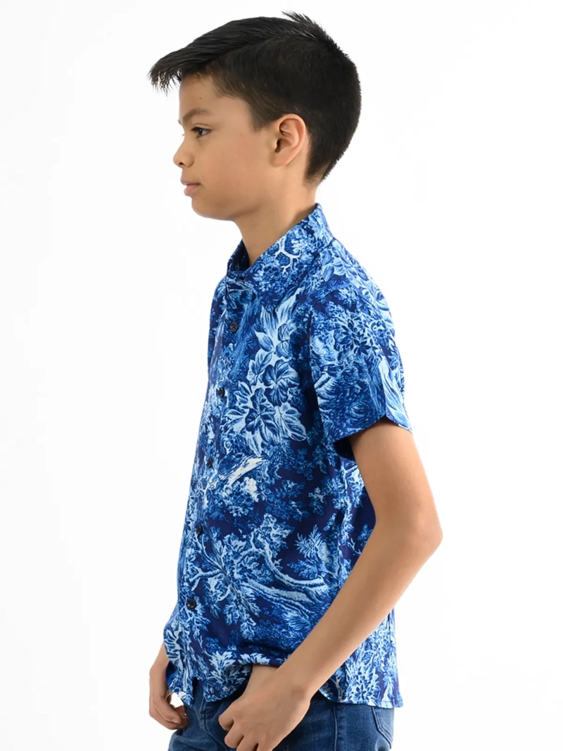 CAMISA MANGA CORTA NIÑO WOALLANCE NEW 80-DG10005 I - 3