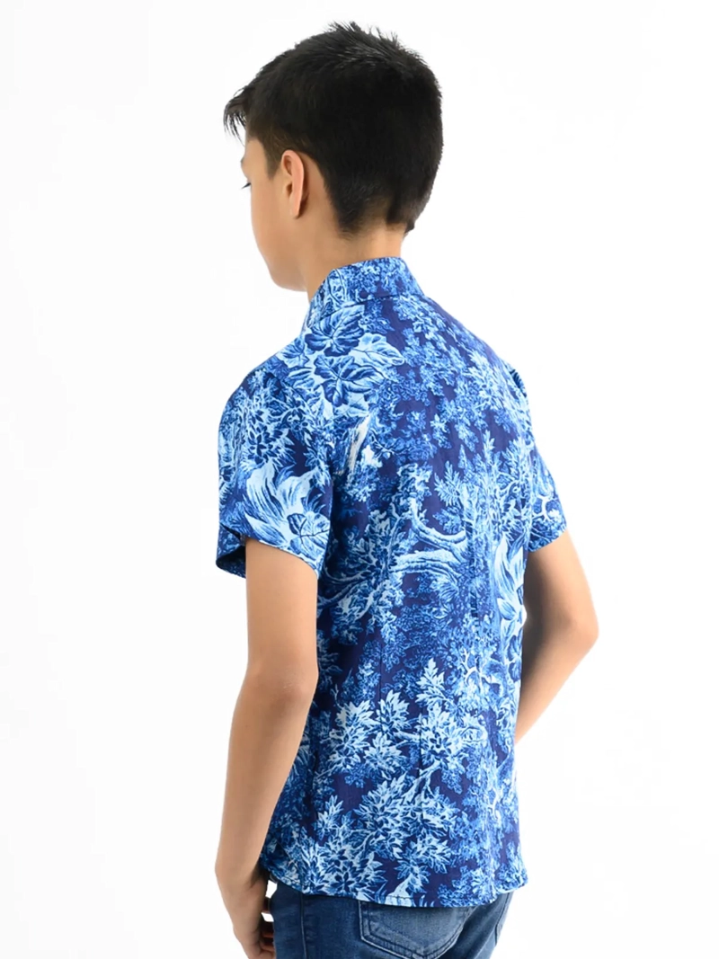 CAMISA MANGA CORTA NIÑO WOALLANCE NEW 80-DG10005 I - 4