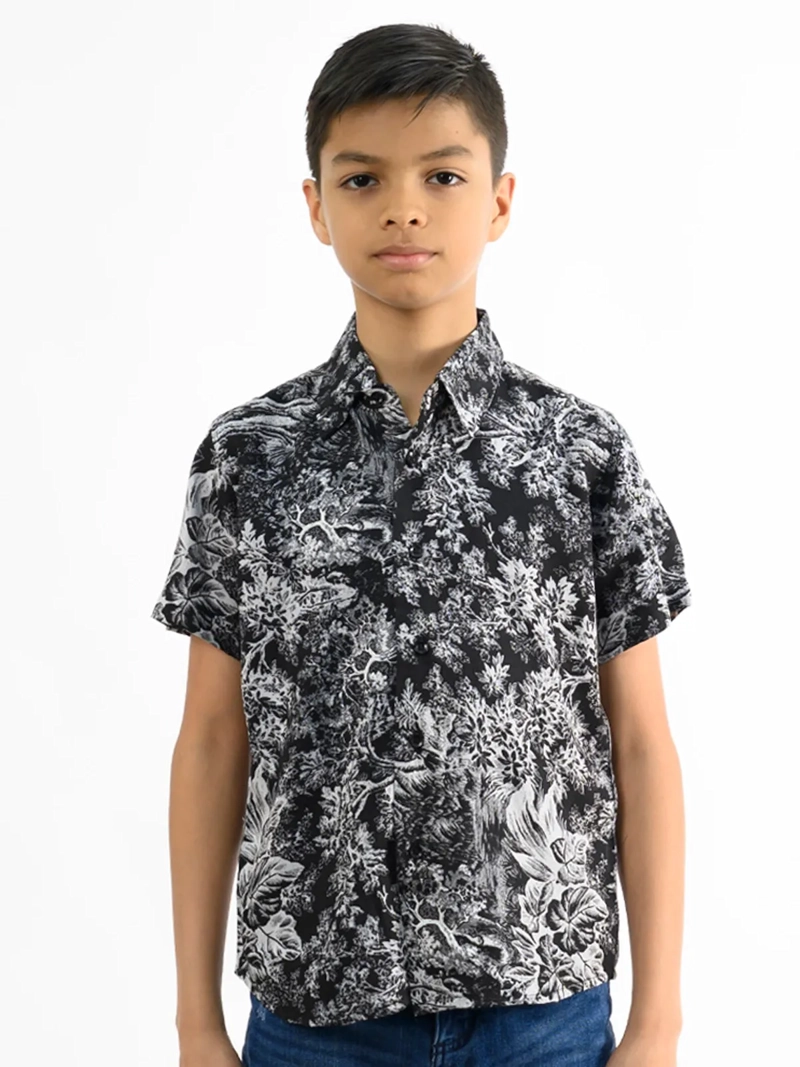 CAMISA MANGA CORTA NIÑO WOALLANCE NEW 80-DG10005 I - 2