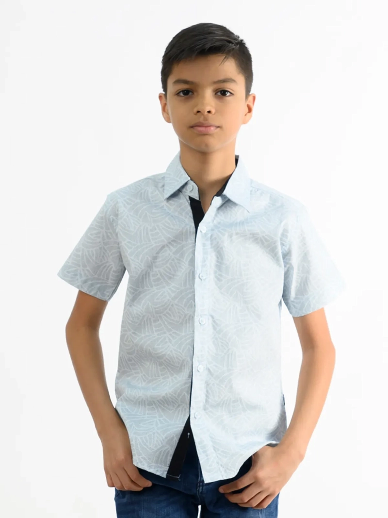 CAMISA MANGA CORTA NIÑO WOALLANCE NEW 80-DG3383 I2 - 1