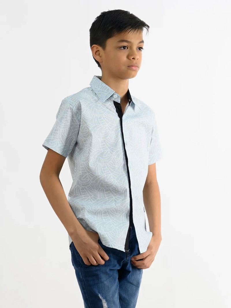 CAMISA MANGA CORTA NIÑO WOALLANCE NEW 80-DG3383 I2 - 2