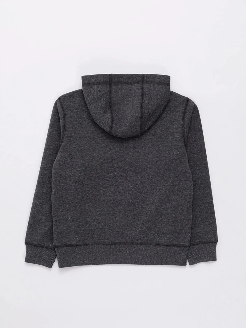 POLERA CON CAPUCHA FRANELA NIÑO HARVEST - 2