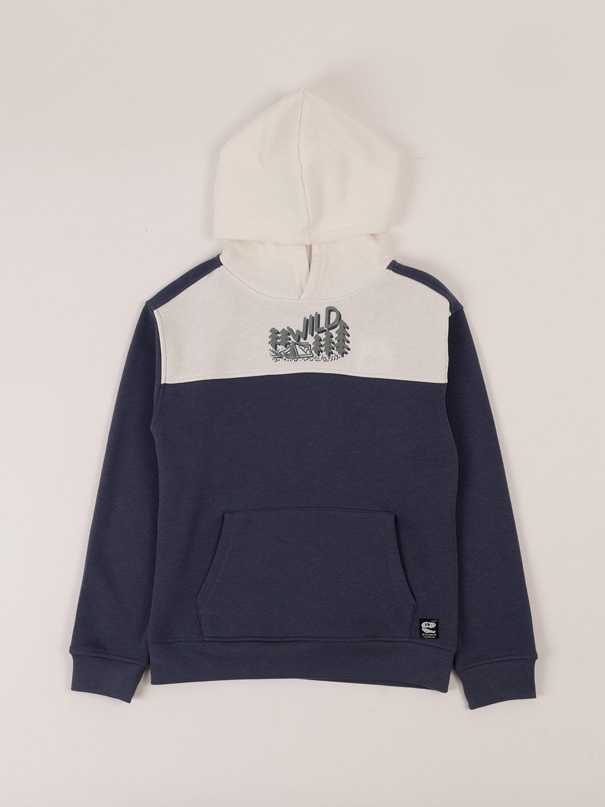 POLERA FRANELA CON CAPUCHA NIÑO HARVEST - 1