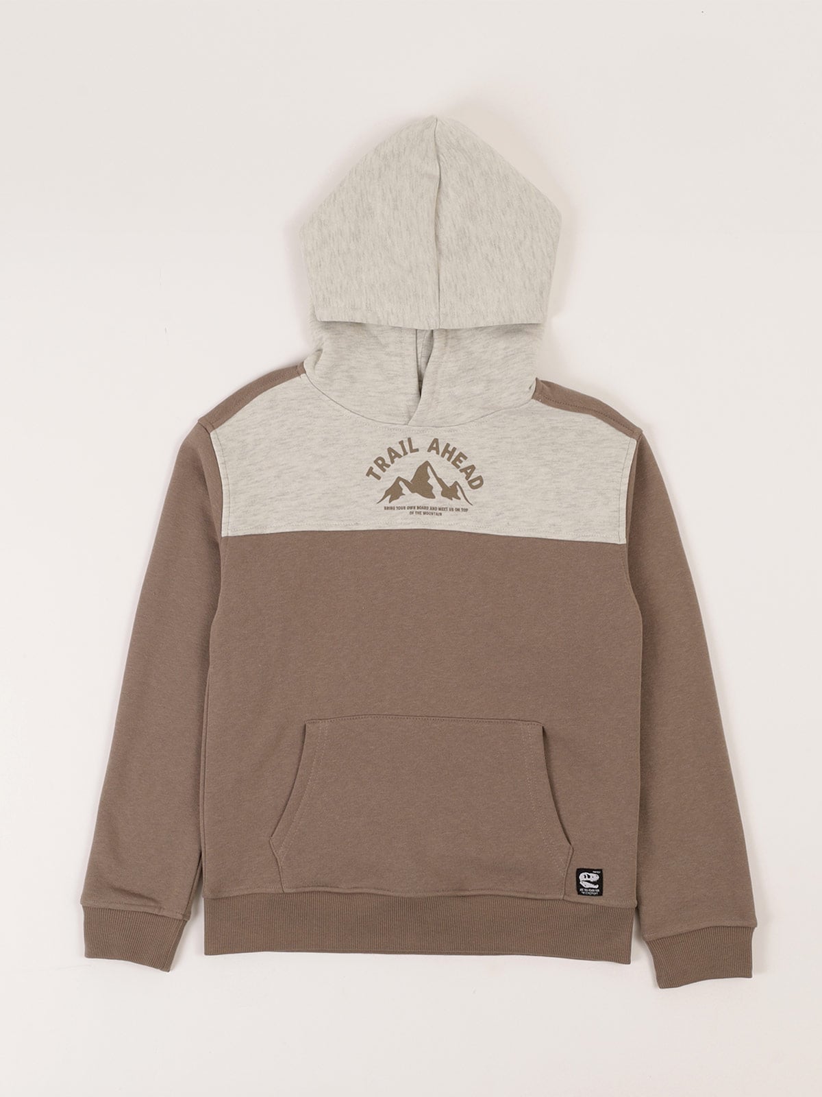 POLERA FRANELA CON CAPUCHA NIÑO HARVEST - 1