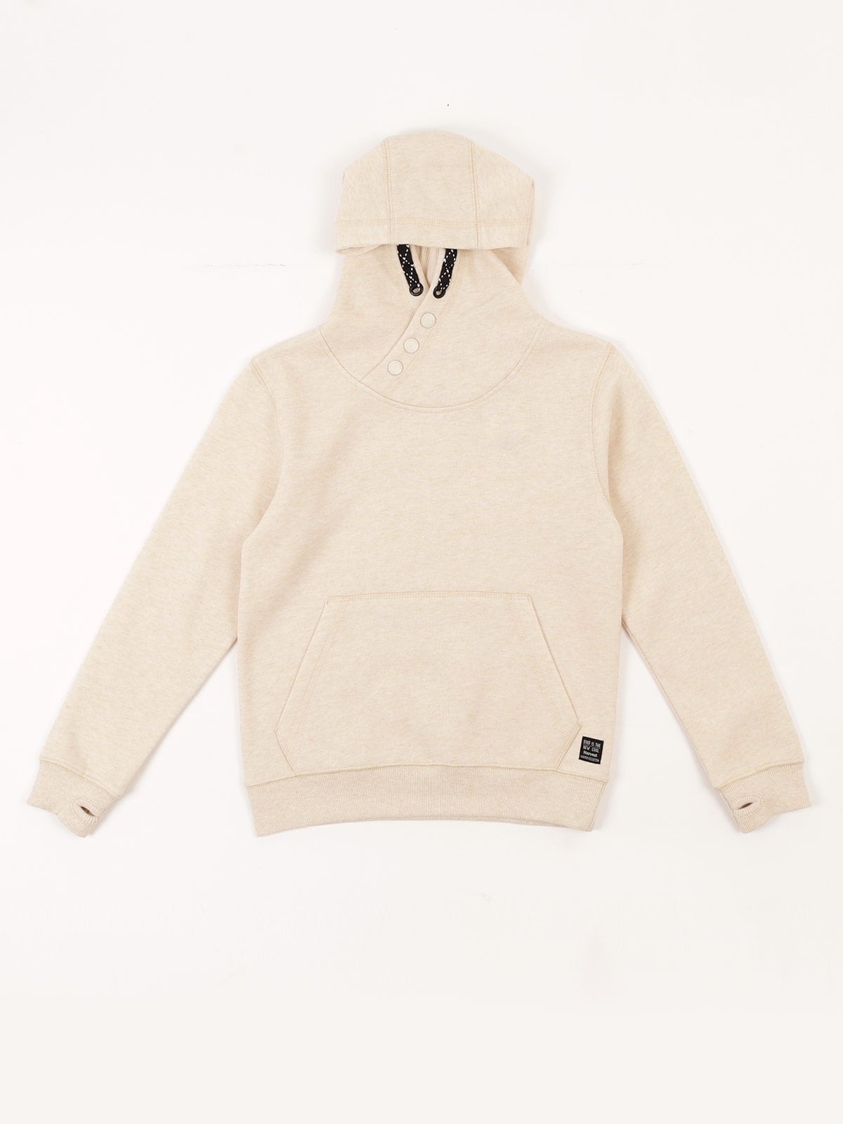 POLERA FRANELA CON CAPUCHA NIÑO HARVEST - 1