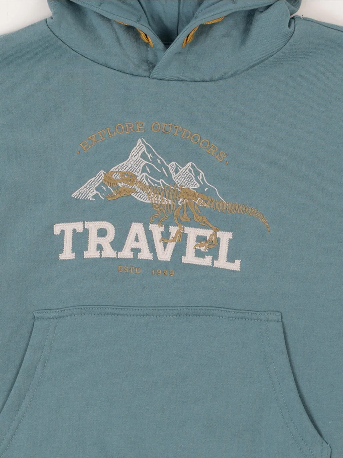 POLERA FRANELA CON CAPUCHA NIÑO HARVEST - 3