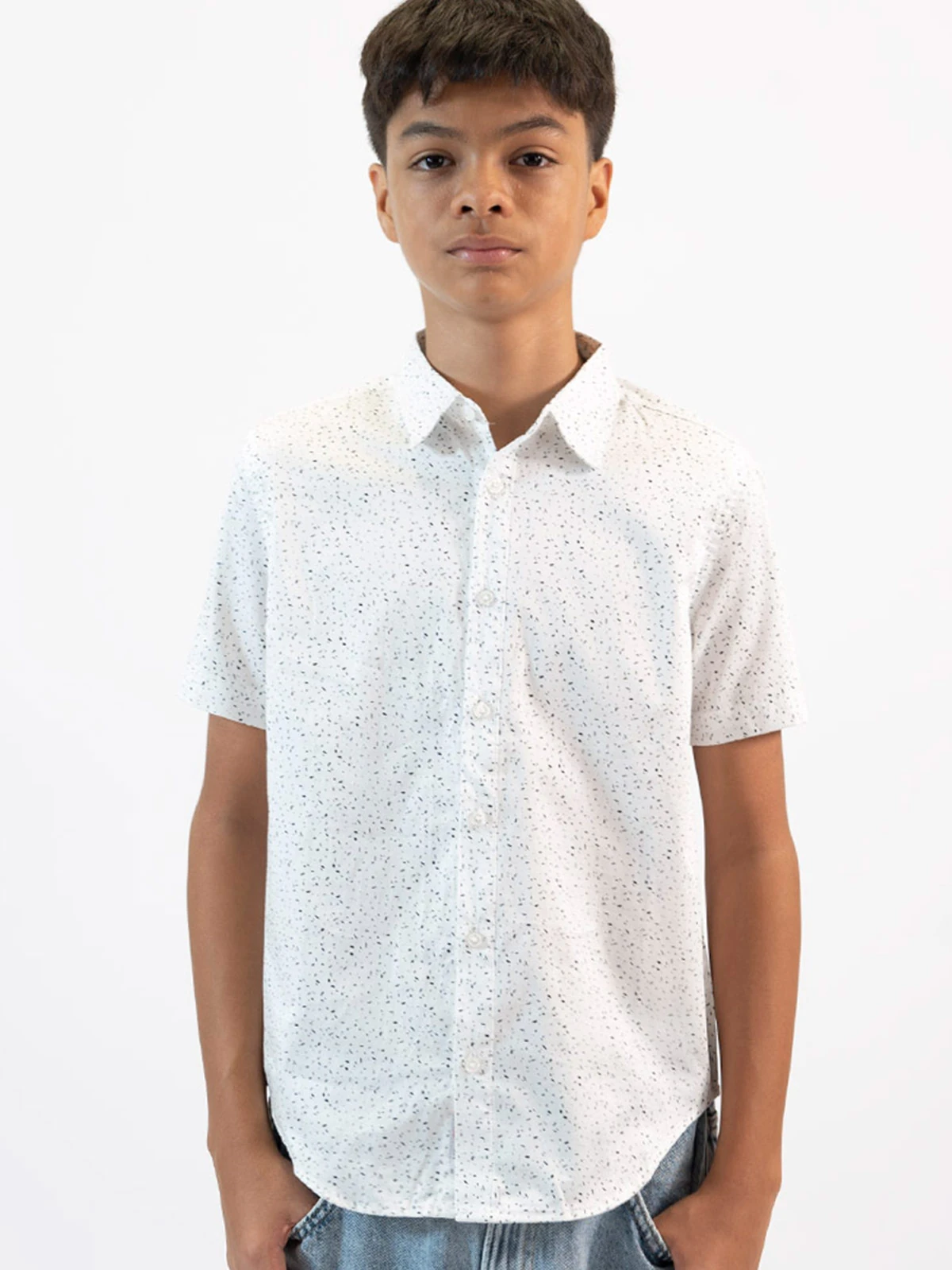 CAMISA MANGA CORTA ALGODÓN HOMBRE WOALLANCE DANGER - 1
