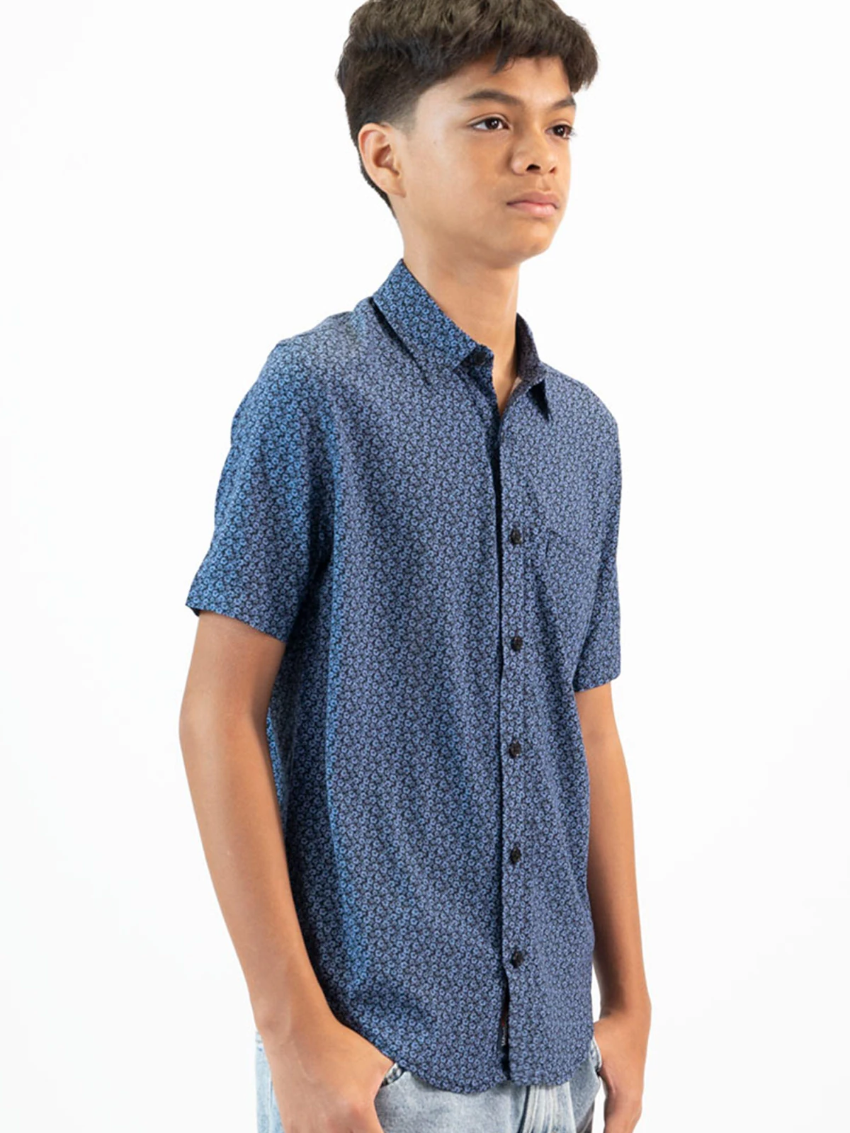 CAMISA MANGA CORTA ALGODÓN HOMBRE WOALLANCE POCKER - 2