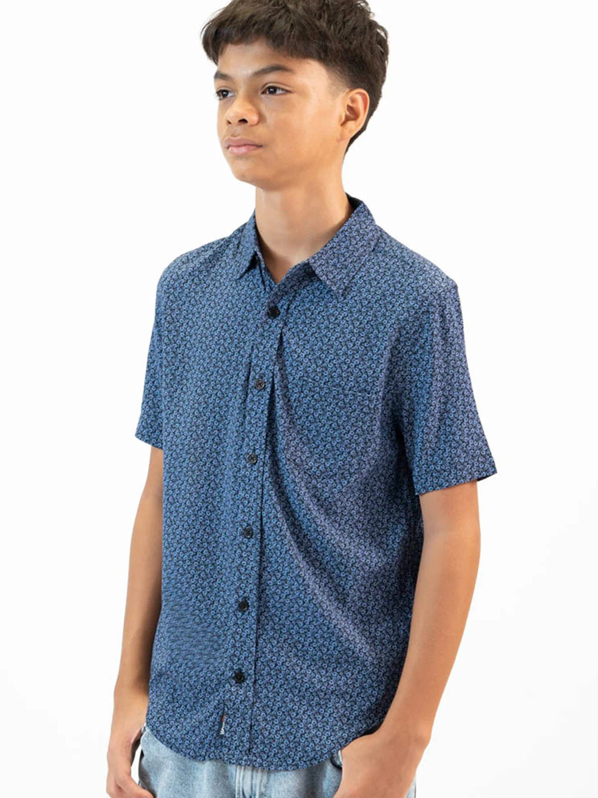CAMISA MANGA CORTA ALGODÓN HOMBRE WOALLANCE POCKER - 3