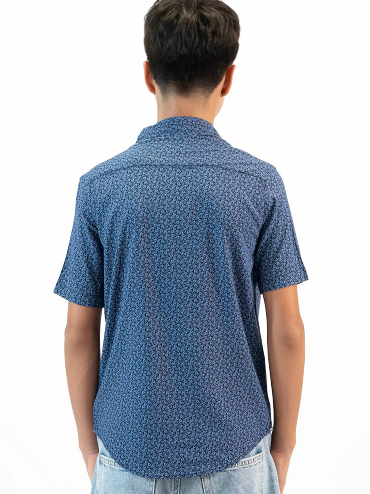 CAMISA MANGA CORTA ALGODÓN HOMBRE WOALLANCE POCKER - 4