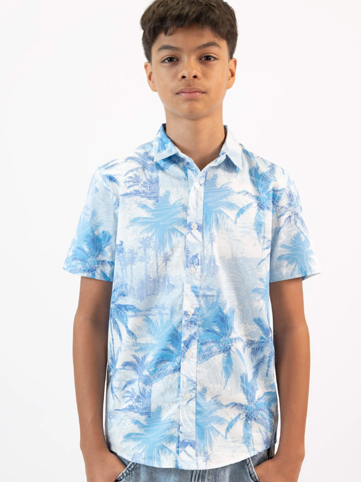 CAMISA MANGA CORTA HOMBRE ALGODÓN WOALLANCE LIAN - 1