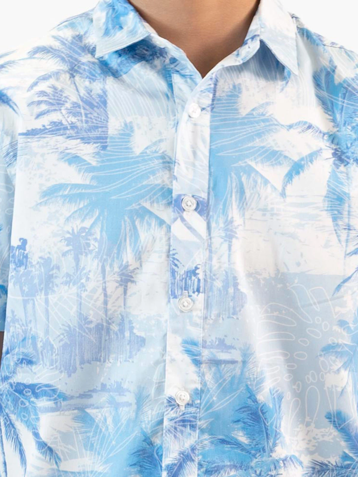 CAMISA MANGA CORTA HOMBRE ALGODÓN WOALLANCE LIAN - 4