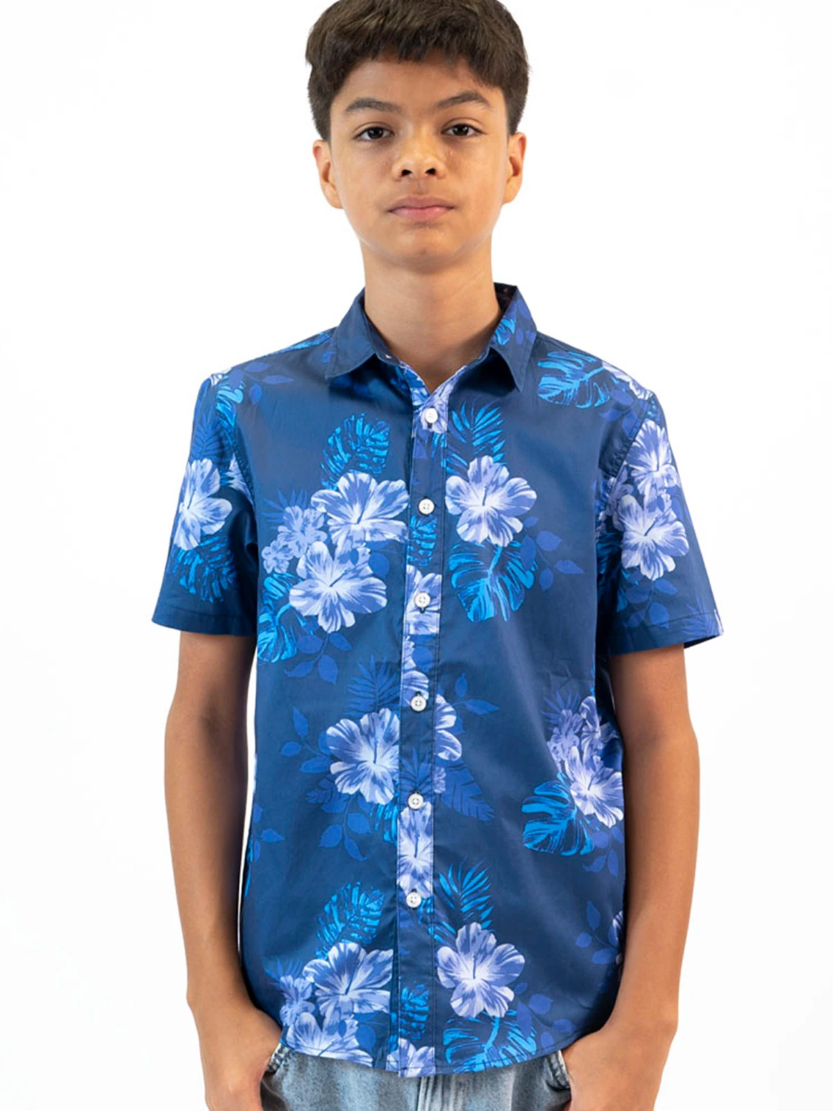 CAMISA MANGA CORTA HOMBRE ALGODÓN WOALLANCE GALAPAGOS - 1