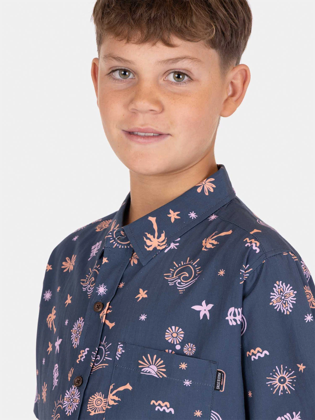 CAMISA MANGA CORTA NIÑO MAUI AND SONS 5C911-MV - 4