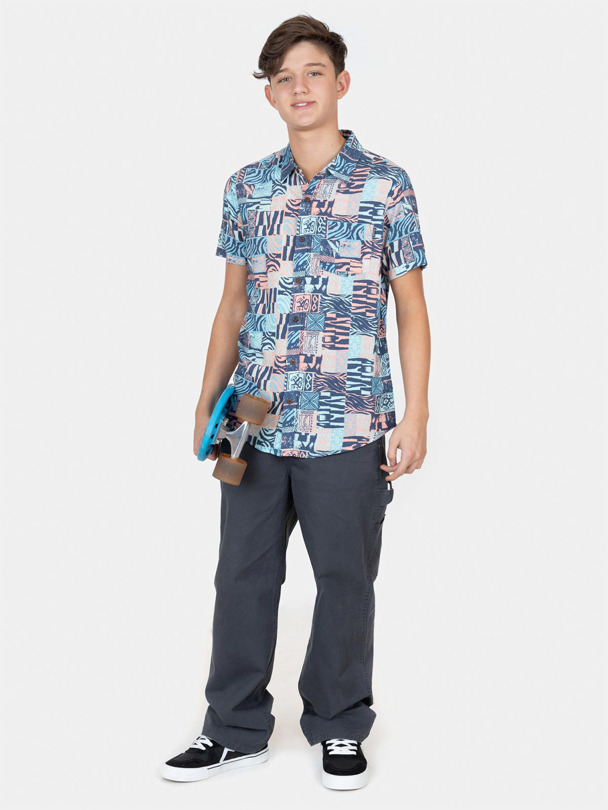 CAMISA MANGA CORTA NIÑO MAUI AND SONS 5C696-MV - 1