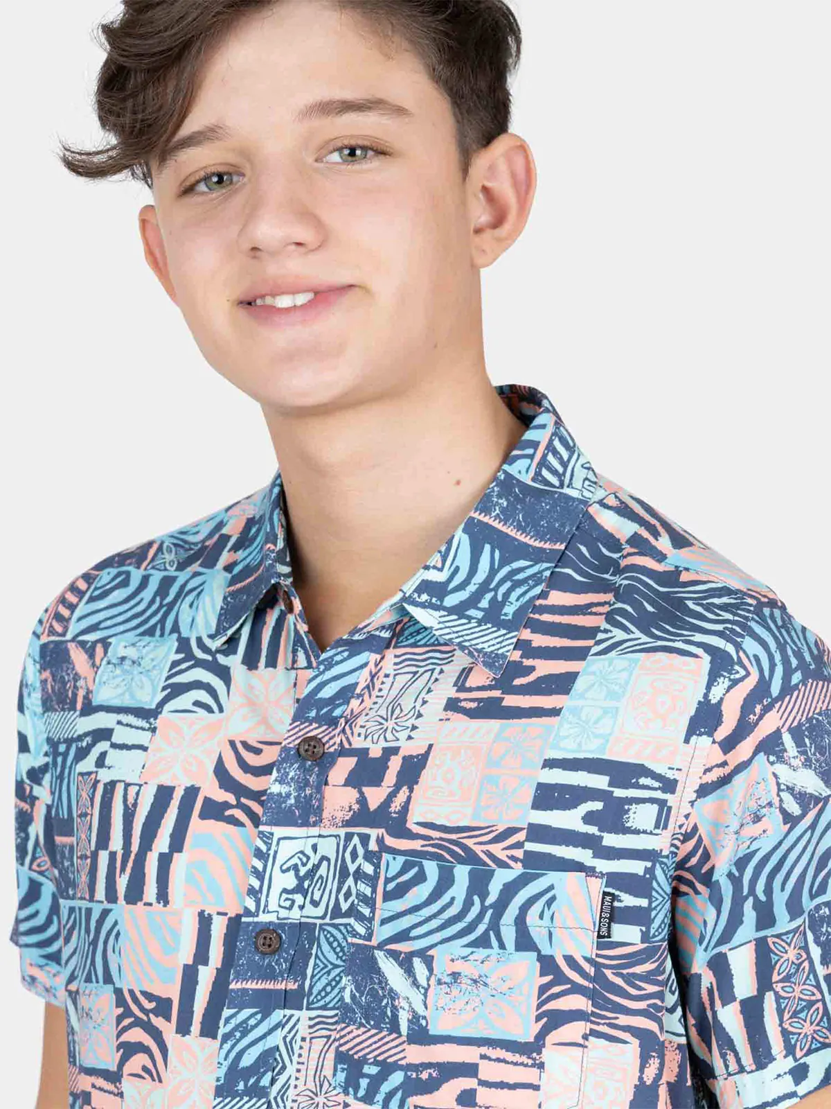 CAMISA MANGA CORTA NIÑO MAUI AND SONS 5C696-MV - 4