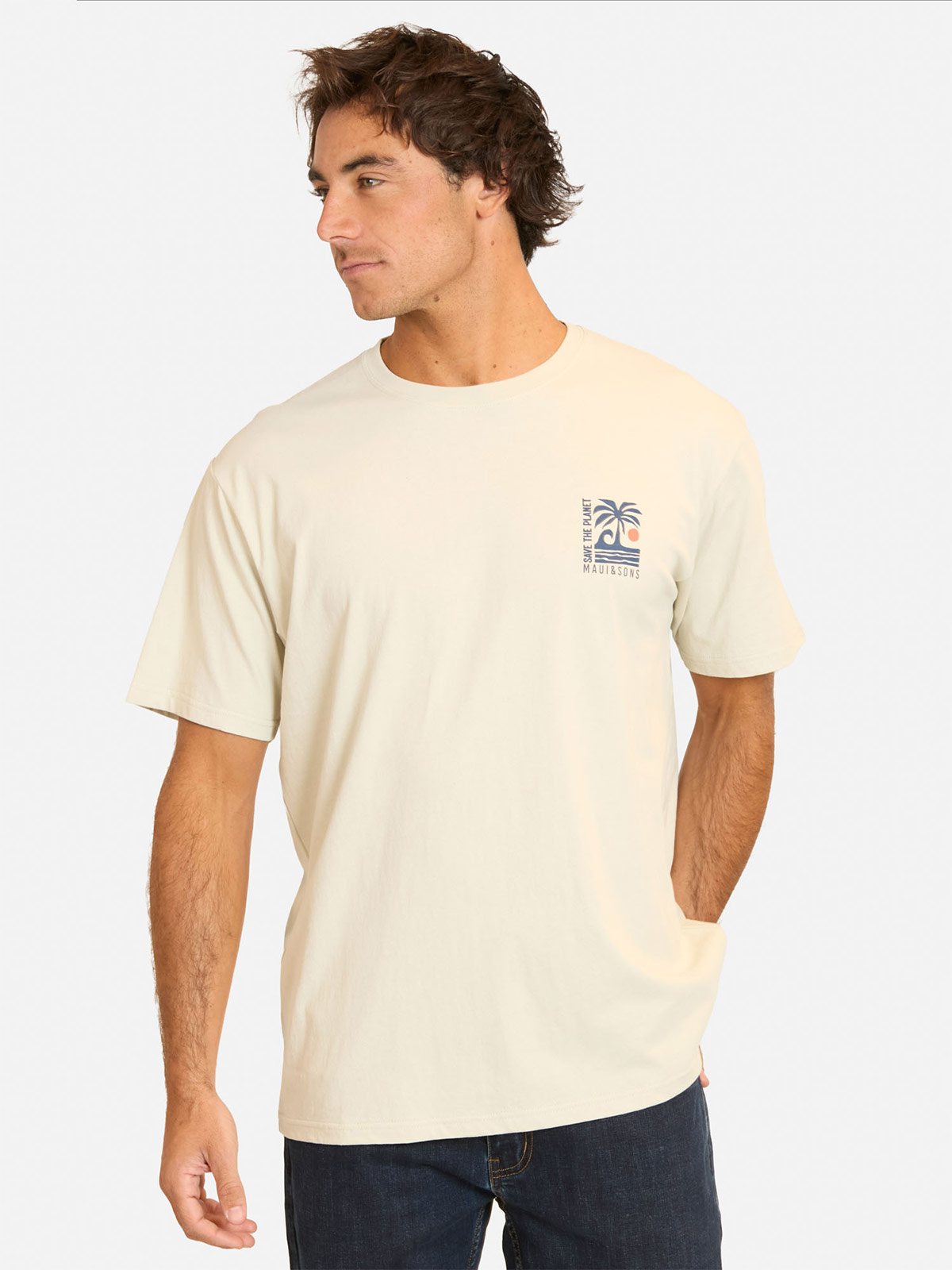 POLO MANGA CORTA ALGODÓN HOMBRE MAUI AND SONS - 1