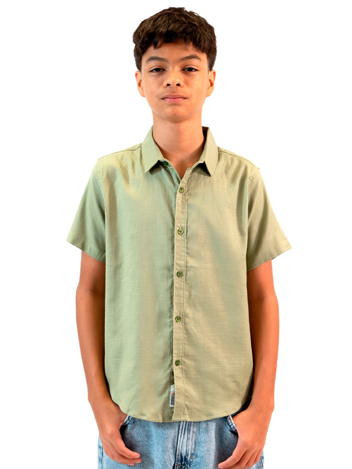 CAMISA MANGA CORTA NIÑO WOALLANCE PRAGA - 1