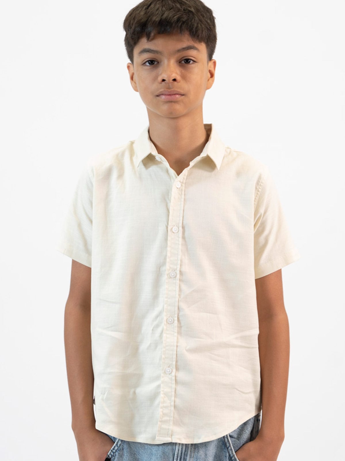 CAMISA MANGA CORTA NIÑO WOALLANCE PRAGA - 1