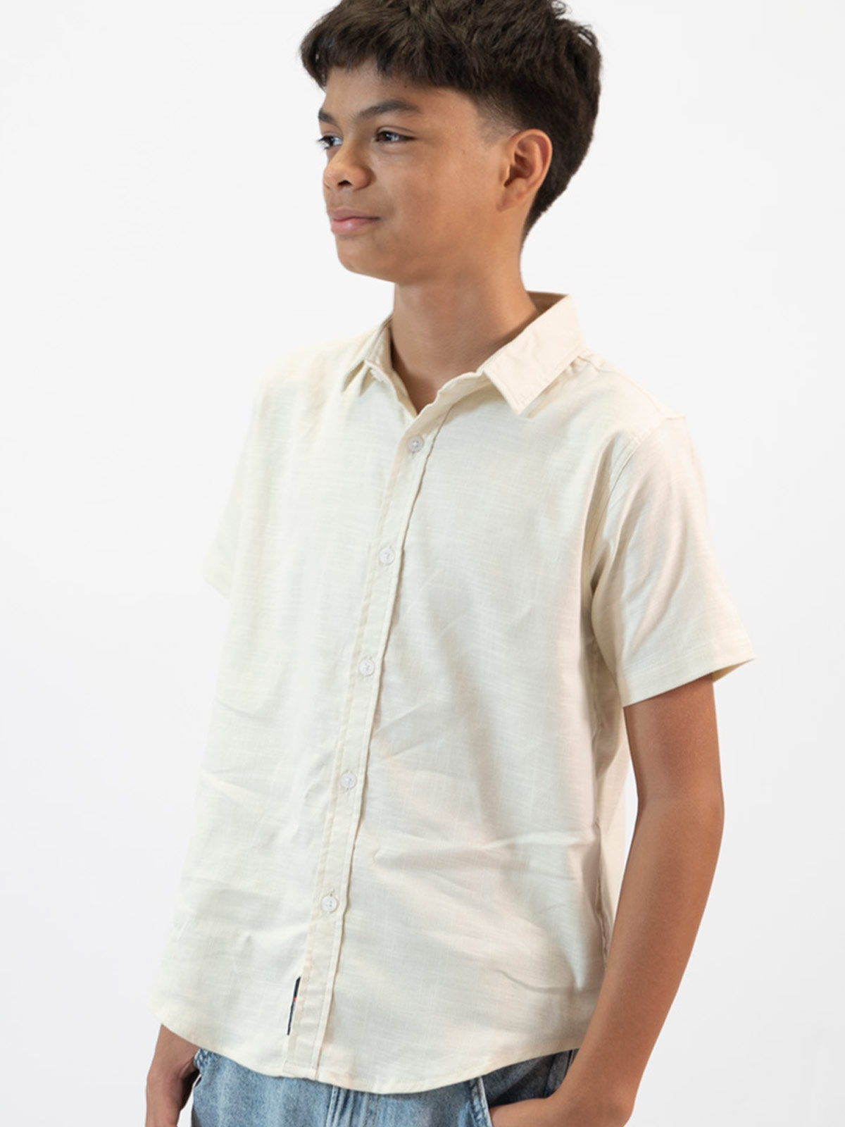 CAMISA MANGA CORTA NIÑO WOALLANCE PRAGA - 2