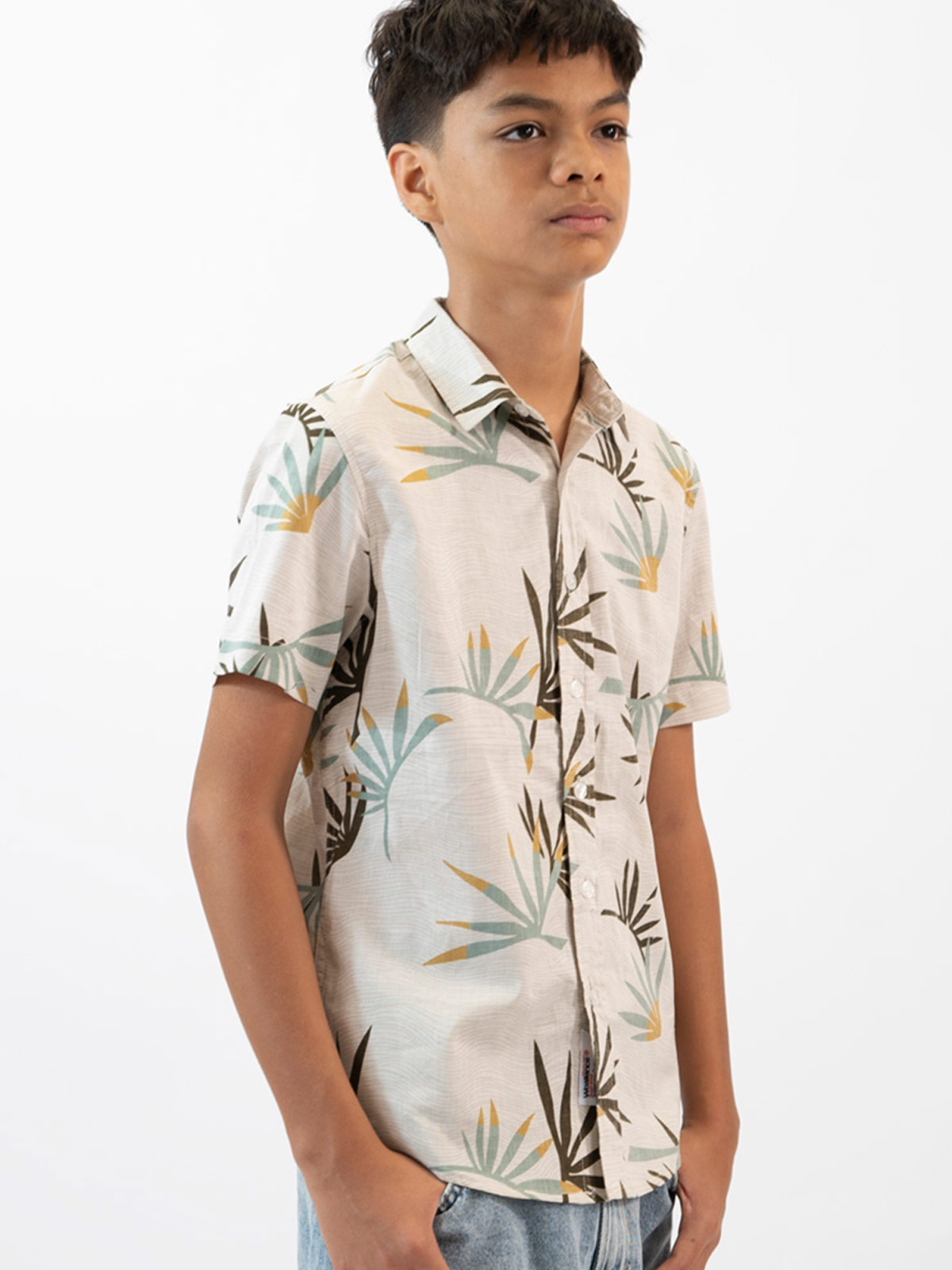 CAMISA MANGA CORTA NIÑO WOALLANCE POLONIA - 2